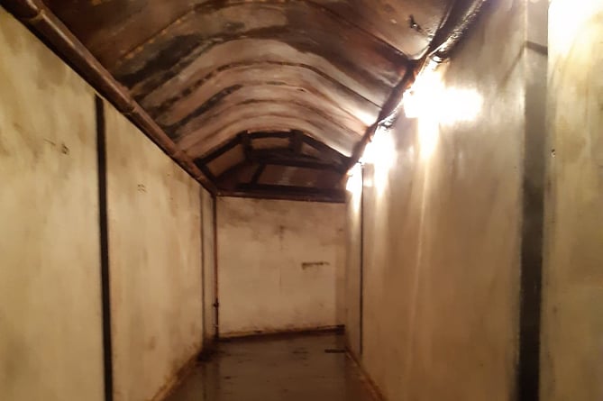 A look inside the tunnel