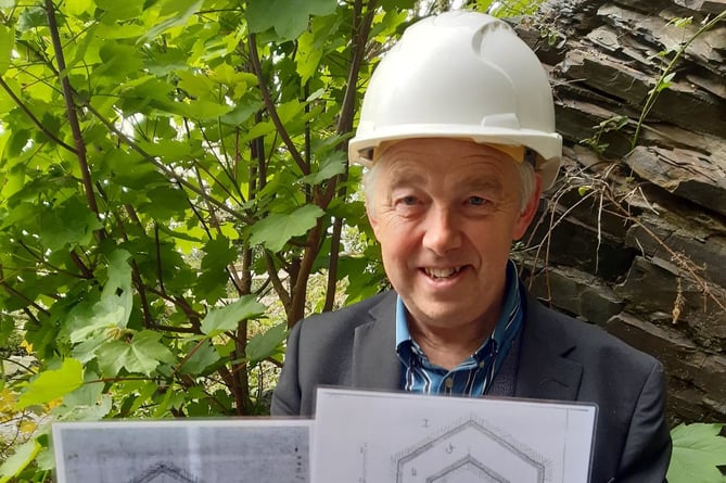 Will Troughton with the tunnel plans