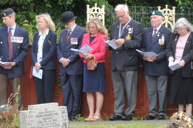 Decoration Day at Wolborough Cemetery 