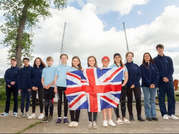 The delighted 12 sailors. Picture by Corinne Whitehouse