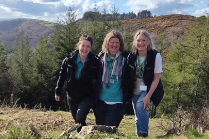 Community Engagement Rangers: Kat Koster-Shadbolt, Emily Cannon and Natalie Gibb