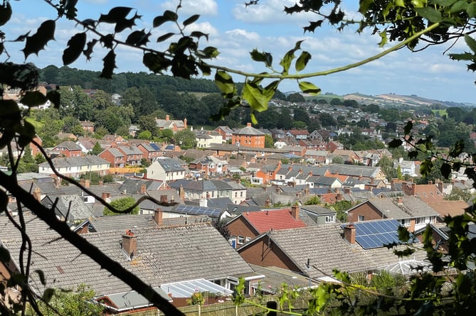 Some houses in Crediton could be affected if a second home tax is introduced. Photo: Alan Quick