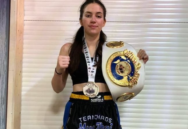 Kickboxer Saoirse O’Driscoll