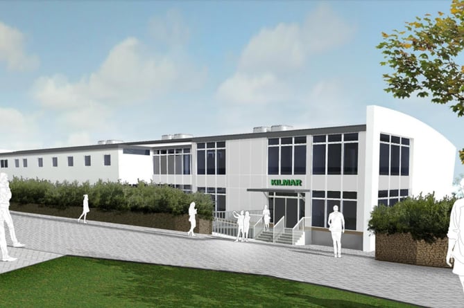 CGI of the proposed new Kilmar Building at Callywith College in Bodmin for which a planning application has been submitted