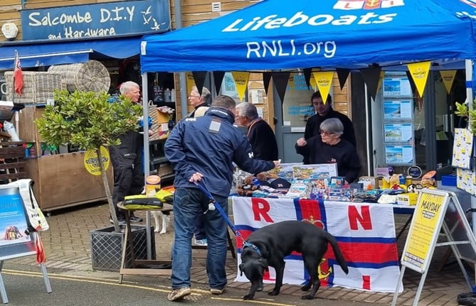 RNLI Salcombe stand