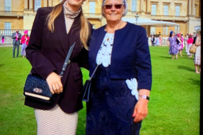  June Trevithick at Buckingham Palace 