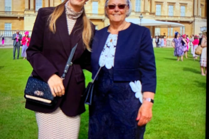 June Trevithick at Buckingham Palace