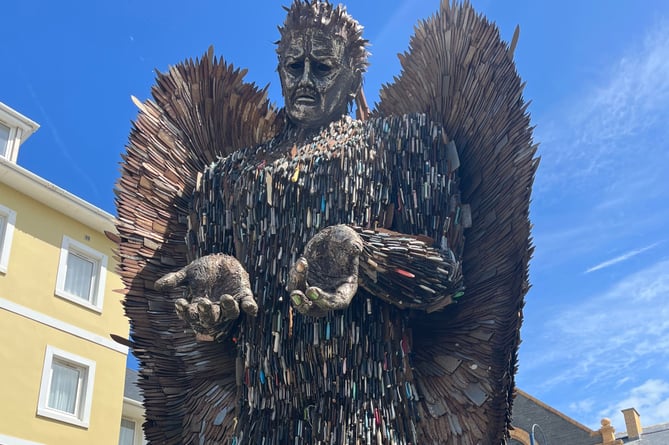 Knife Angel Aberystwyth