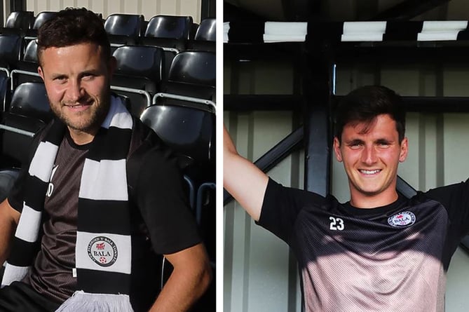 James Davies and Ross White have signed for Bala Town