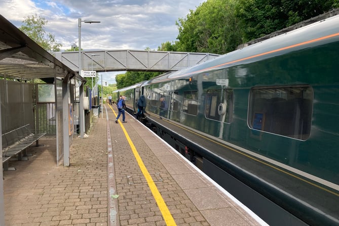 Ivybridge station platform