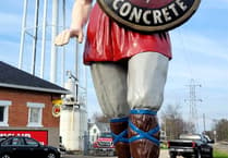 Giant Manx Viking displayed in Illinois