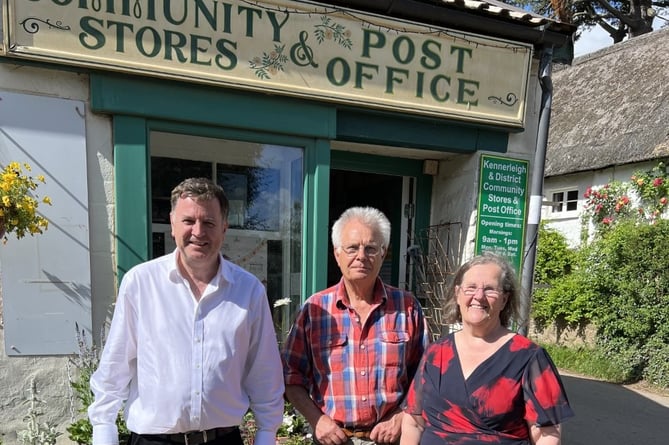 Kennerleigh Post Office Mel Stride