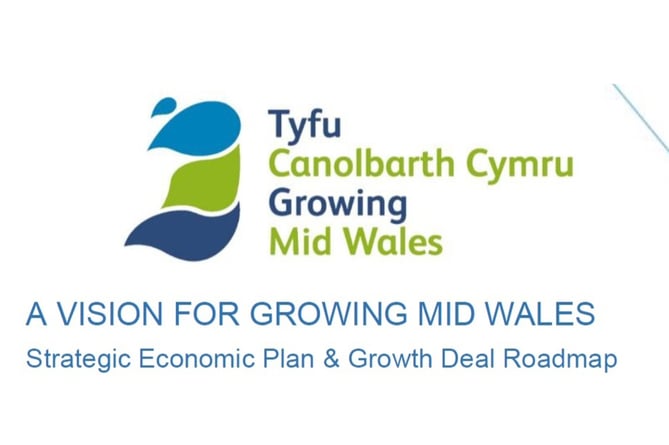 Growing Mid Wales strategic document cover