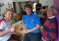 Alton Beer Festival drinkers toast Queen for Platinum Jubilee