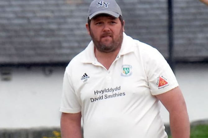 Jaco Oasthuizenwho hit an undefeated 53 Dolgellau v Bangor 2nds 190622