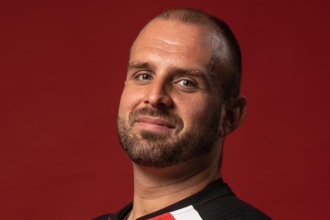 Aled Sion Davies, one of the Team Wales stars supporting Sport Wales’ School Sport Survey.