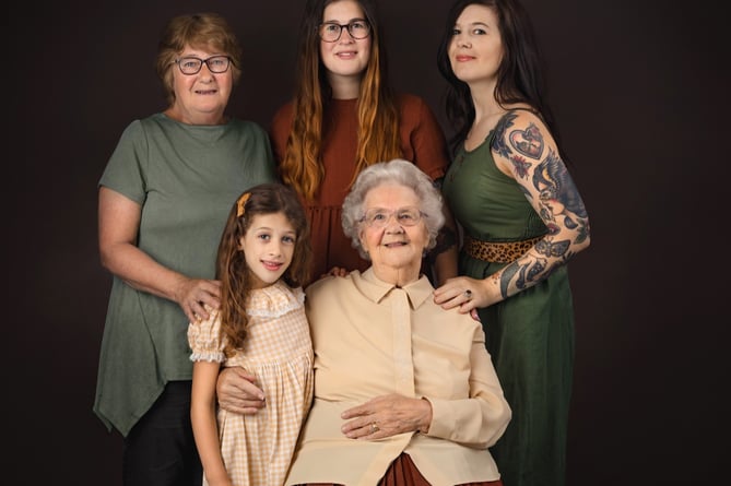 Five generations in one snap