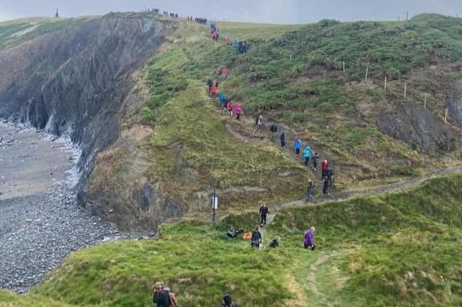 Borth coastal path