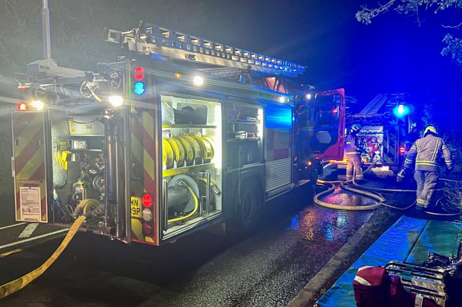 Fire crews from Peel, Douglas and Kirk Michael fire stations were mobilised by the Emergency Services Joint Control Room to a report of a vehicle on fire in the area of St. Johns.