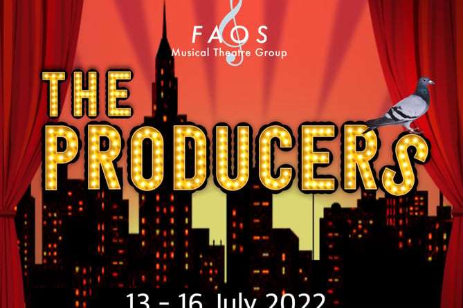 The FAOS Musical Theatre Group will present Mel Brooks’ comedy musical The Producers in the Great Hall at Farnham Maltings from July 13 to 16