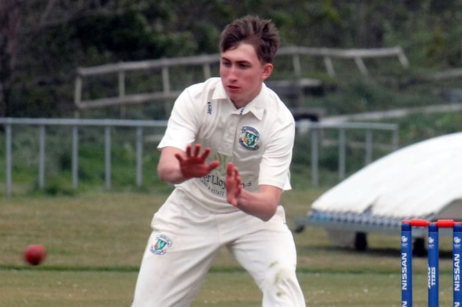 Morgan Yorke who took 4 for 17 and scored 16 for Dolgellau against Marchwiel & Wrexham
