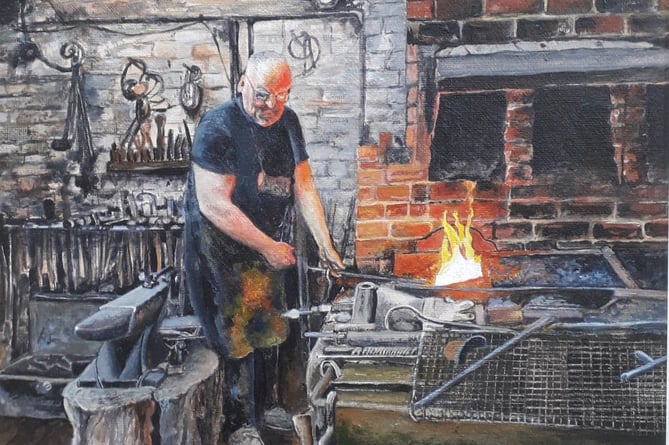 The Smithy at Work, Jenny Kennish