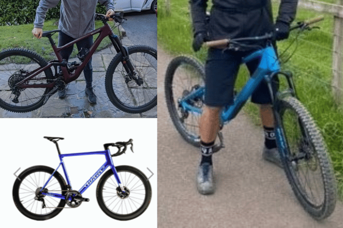 Stolen mountain bikes