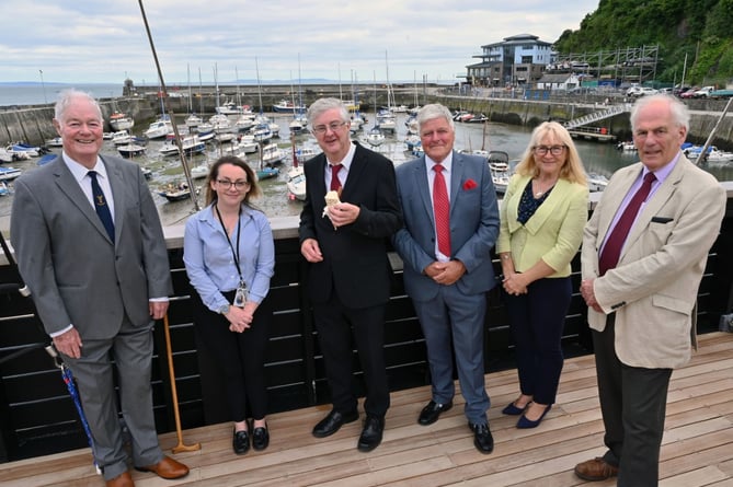 First Minister in Saundersfoot