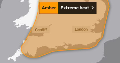 Amber Warning of Extreme Heat