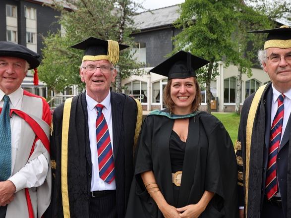 Soledad Valeria Davies, the 5th generation of a family who emigrated to Patagonia in 19th Century, graduated from University of Wales Trinity Saint David.