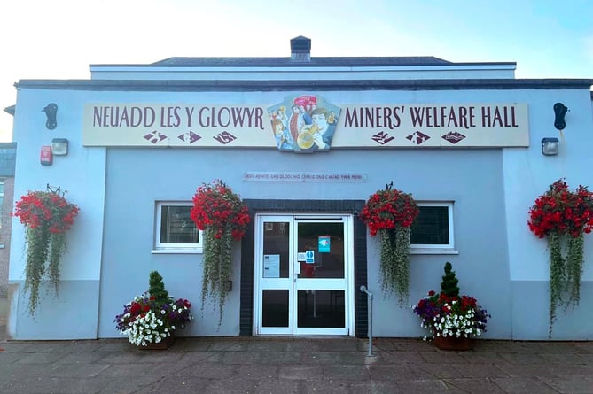 The Miners’ Welfare Hall in Ystradgynlais