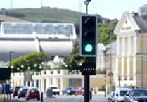 New tram signals on the prom