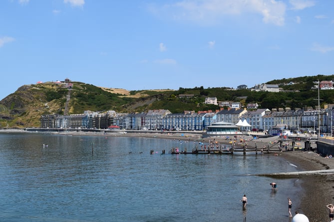 Aberystwyth has recorded the hottest every temperature in Wales