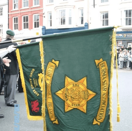Burma Star Flag
