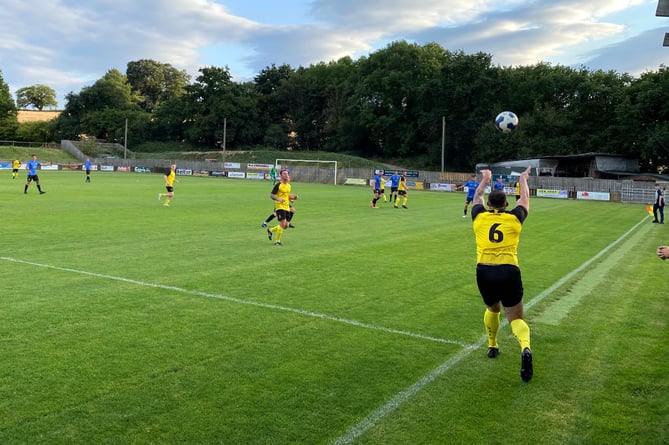 The scene at Homers Heath as Buckland Athletic Reserves entertained Newton Abbot Spurs last night.