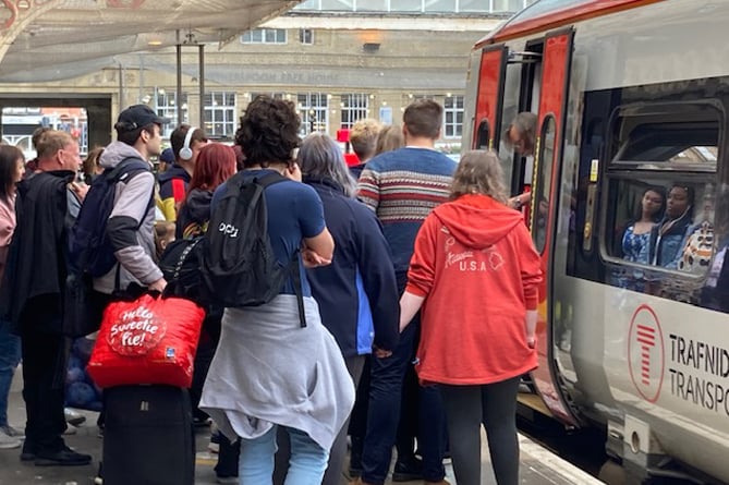 Too many passengers and too small trains have dogged the Cambrian line service this summer — and then some