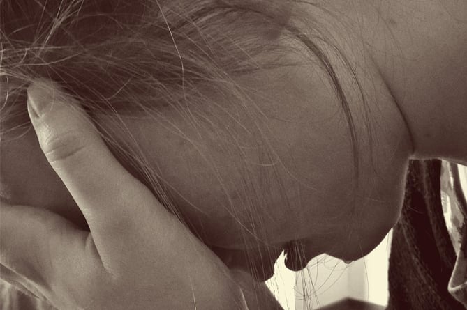 File photo of an abuse victim