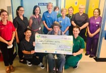 Patient donates £4,000 to Ward 3 in Withybush Hospital