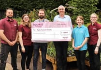Squire's Garden Centre in Badshot Lea raises £1,000 for Phyllis Tuckwell