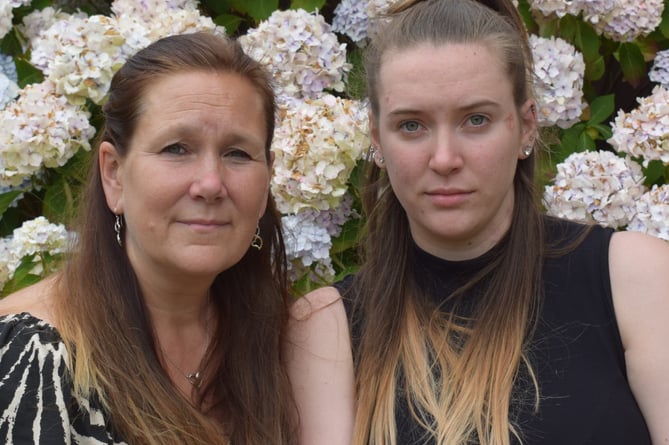 Jody Merelle and her daughter, Lucy Gratton, told of their ordeal at two A&E departments.
Picture: Jody Merelle (July 2022)