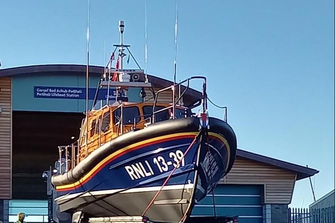 RNLI Pwllheli all-weather Shannon lifeboat Credit: RNLI/Elizabeth Denholm