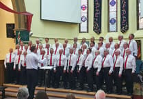 Choir performs in Midsomer Norton Church - 948 days after last concert
