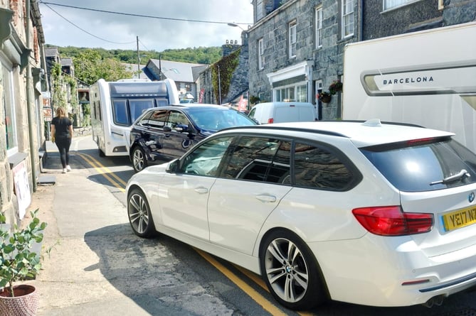 Sophie told the Cambrian News how work to repair the hole in the road caused traffic chaos and affected her business