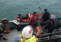 Kayaker saved by St Davids RNLI and local fishing boat