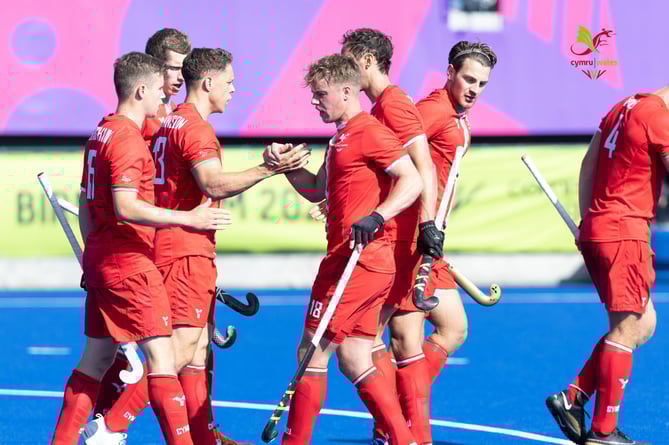 Wales beat Ghana 6-1 in their penultimate pool game. Commonwealth Games 2022