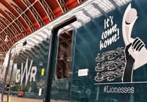 GWR celebrates Lionesses win with  tribute on side of train