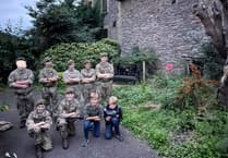 Brecon cadets build replica World War One trench in Peace Garden