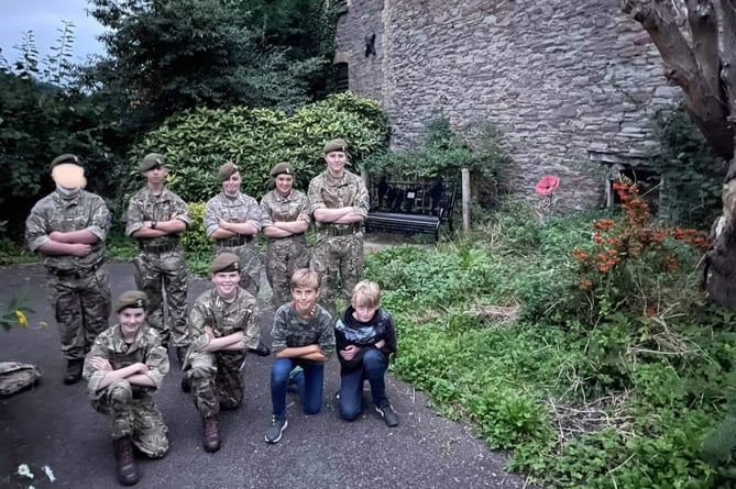 Peace Garden cadets