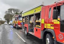 Firefighters deal with acetylene cylinders incident in Jurby