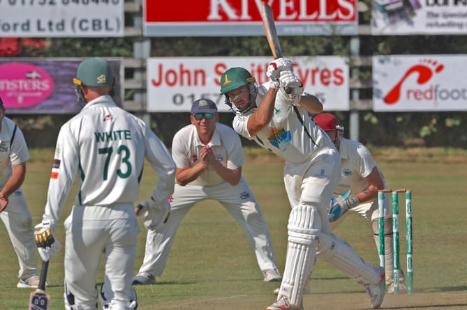 Nick Parker top-scored for Callington with 25 in their ECB Cornwall Premier League clash with St Just on Saturday, which the Saints won by 147 runs. Picture: Glen Rogers